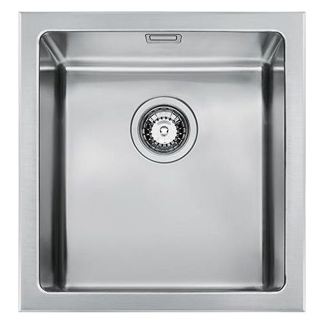 Apell LNR50IBC Radius Lavello Cucina 1 Vasca da Incasso Larghezza 50 cm materiale Acciaio finitura Spazzolato