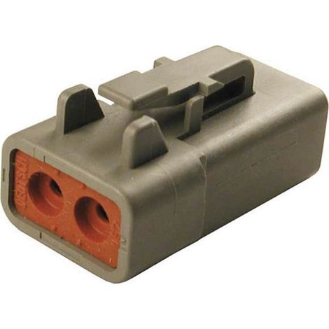 TE Connectivity 19545 Rundstecker Stecker, gerade Gesamtpolzahl: 2 Serie (Rundsteckverbinder): DTP
