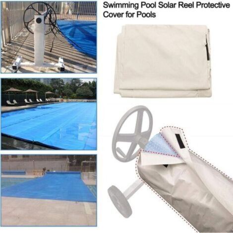 Couverture Enrouleur Bache Piscine Couverture De Piscine, Couverture Solaire Enrouleur Couverture De Protection Couverture Pare-soleil Imperméable Pour Protection Enrouleur Couverture Piscine 4 (1/5)