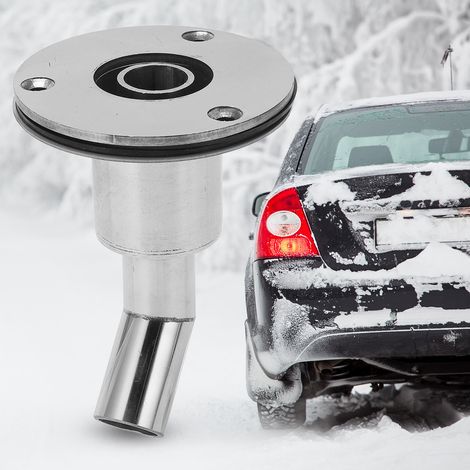Raccord de tuyau d'évacuation coudé de 22 mm en acier inoxydable pour freins de stationnement diesel (1/5)