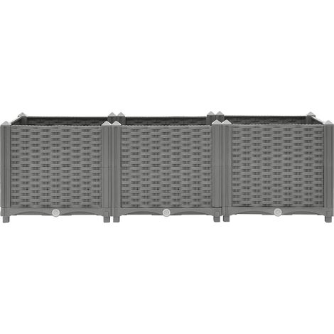 Maison Exclusive - Fioriera Rialzata 120x40x38 cm in Polipropilene (1/5)