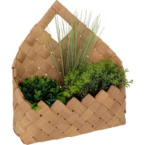 Plantes Artificielles à Suspendre "Jika" 28cm Naturel (1/5)