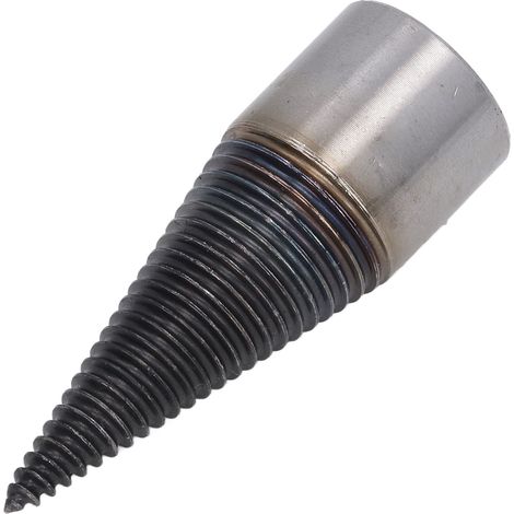Perceuse à bois fendue en acier carbone haute dureté, foret à bûches amovible et résistant à l'usure, queue carrée 32 mm / 1,26 po (1/5)