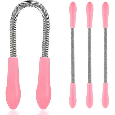 Damen-Gesichtsepilierer, Epilierer-Federfadenaufsatz - Rosa - 3-teilig