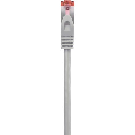 Renkforce RF-4724934 RJ45 Câble réseau, câble patch CAT 6 S/FTP 2.00 m gris avec cliquet d'encastrement, contacts dorés, ignifuge 1 pc(s) Y851842 (1/5)