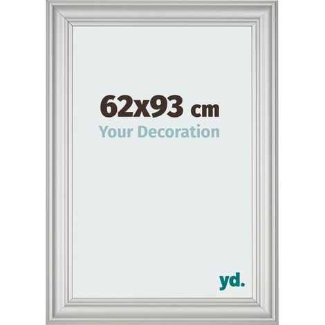 yd. - Cadre photo 62x93 - Argent Mat - MDF - Lazio (1/5)
