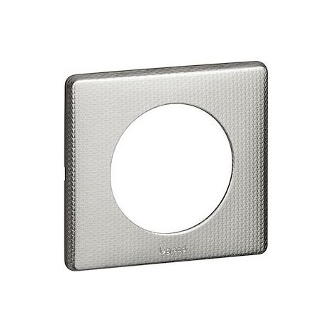 Legrand 098852 Placa Céliane - Metal Alu Snake - 1 puesto