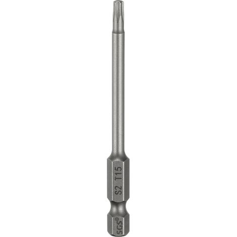 Embout Tournevis Torx T15 Tige Hexagonale 1/4" Pointe Magnétique (1/5)