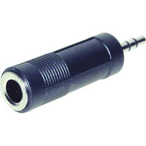 TRU COMPONENTS Klinken-Adapter Klinkenstecker 3.5 mm - Klinkenbuchse 6.35 mm Stereo Polzahl:3 1 St.