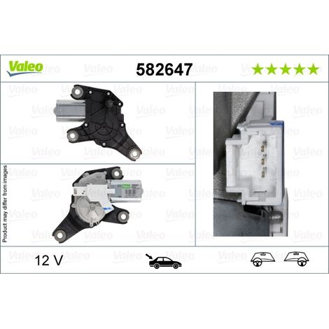 Moteur d'essuie-glace Valeo 582647 PEUGEOT 6405RX