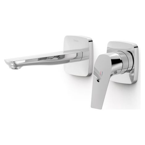 Pièce apparente pour élément encastré de lavabo Canigó Chrome - TRES 21730023