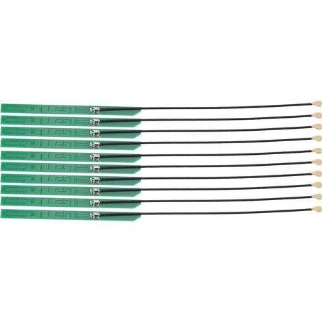 Lot de 10 antennes internes 2,4 GHz fines PCB IPEX 5 Dbi pour stabilisation du signal intégré (1/5)