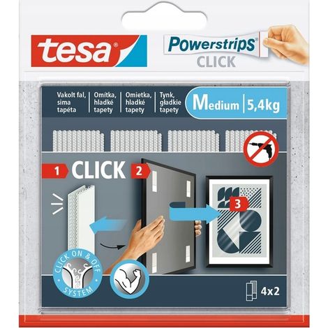 408588 tesa Powerstrips click 4x2 M (1/4)