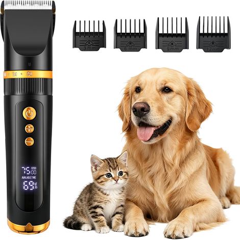 Tondeuse Chien Sans Fil, 6500-7500RPM, Chiens Chats (1/5)