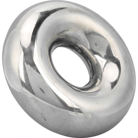 Tube d'échappement auto coude mandrin 2,5 pouces/63,5mm 360° donut acier inoxydable poli pièce de modification (1/5)