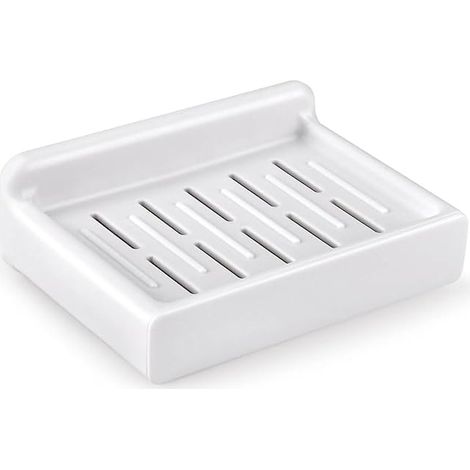 Wall-Mounted Bathroom Shower Soap Dish without Drilling with (1/3)
