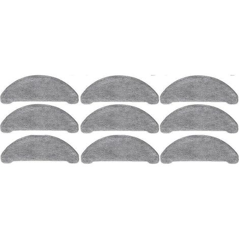 Lot de 9 chiffons de vadrouille compatibles avec l'aspirateur robot Roidmi Eve Plus (1/5)