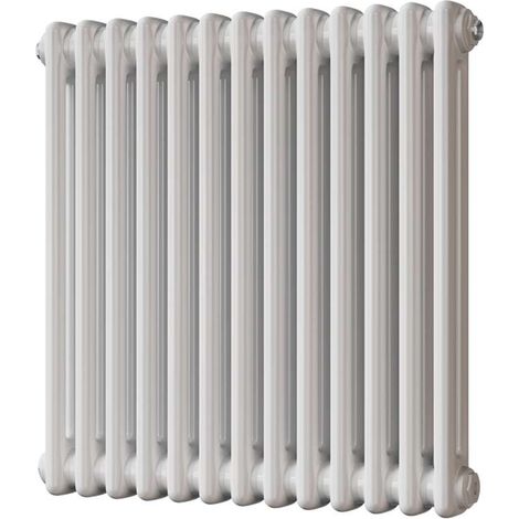 Alpha - White Column Radiator H600mm x W592mm 2 Column