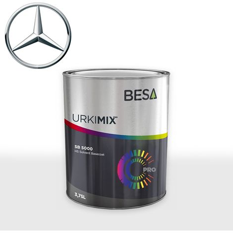 Pot de peinture Polyuréthane / bi composant Mercedes 150 gr