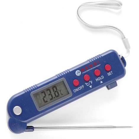 Thermomètre alimentaire numérique avec sonde pliable - Hendi 271308 (1/2)
