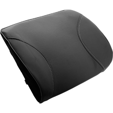 Coussin lombaire noir ergonomique - 36x33cm