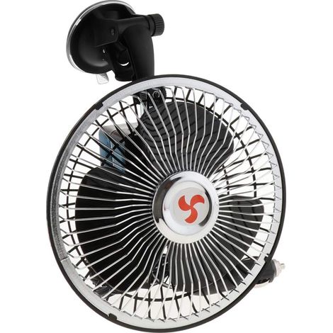 Ventilateur électrique avec ventouse pour pare-brise de voiture (1/5)