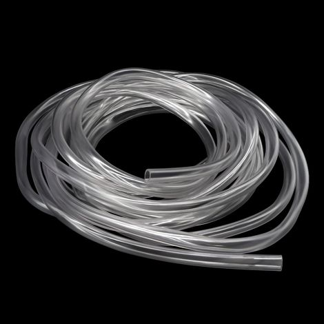 Tube en PVC transparent de 5 mm de diamètre intérieur x 7 mm de diamètre extérieur de 6 m, tuyau en PVC léger et flexible (1/5)