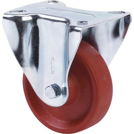 RUEDAS ALEX rueda fija  17tv80-td resina marron eje liso , Descripción
Ruedas de resina extrafuerte, especialmente indicada para soportar altas temperaturas de hasta 200 º y cargas hasta 700 Kg.
Se ap (1/2)