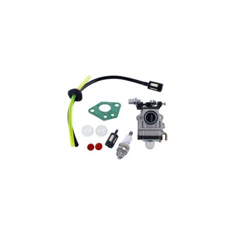 Kit carburatore per decespugliatori da 52cc, 49cc e 43cc, comprensivo di guarnizione, tubo flessibile, candela e filtro carburante. Carburatore per decespugliatore