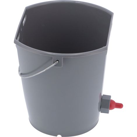 Récipient à traire avec tétine individuelle, en plastique de qualité alimentaire, système de traite pour le bétail et les agneaux. (1/5)