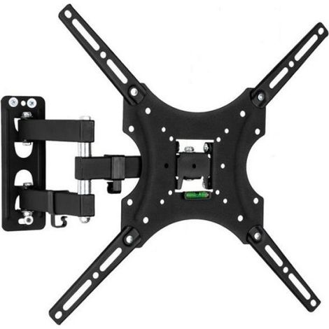 Support Mural TV pour écrans 26-55" LED LCD et courbé Support TV Inclinable et orientable - avec VESA Max de 400 x 400 mm Capacité (1/3)