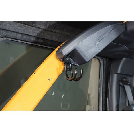 1 Farbe: Schwarz Material: Metall Typ A runder Haken, kleine Größe, geeignet für Autoinnenausstattung. (1/4)