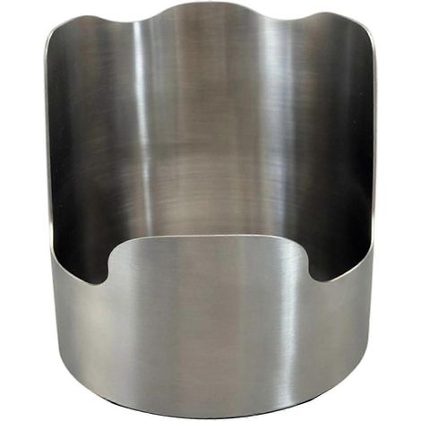 Repose-cuillère plan de travail métal antirouille porte-ustensiles compact avec bac égouttoir pour louches fouets pinces spatules (1/5)