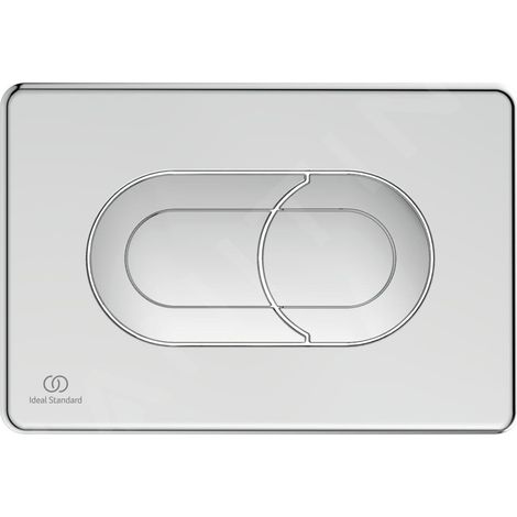 Ideal Standard Solea - Plaque de déclenchement de chasse d’eau Solea P1, chrome R0133AA (1/3)