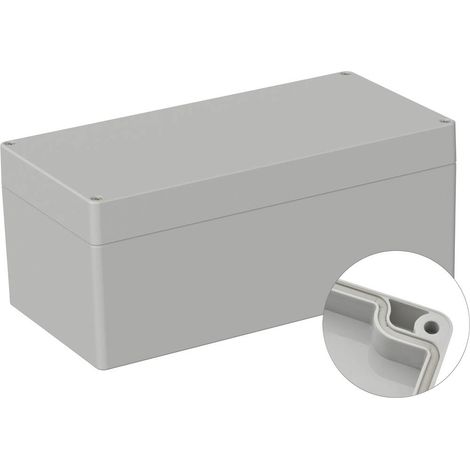 TRU COMPONENTS TC-9065696 Alloggiamento industriale ABS Grigio (RAL 7035) 1 pz. (1/2)
