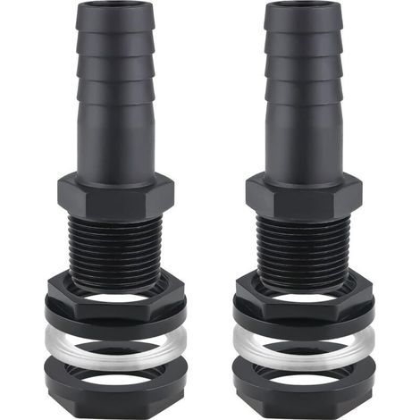 Lot de 2 raccords trop plein cuve 25mm – Male leakproof pour citernes – Joints étanches inclus – Installation facile 32mm (1/5)