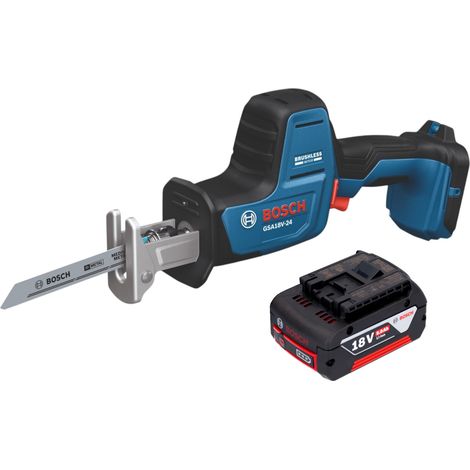 Scie sabre sans fil Bosch GSA 18V-24 Professional 18 V 230 mm sans balais + 1 batterie 5,0 Ah - sans chargeur (1/5)