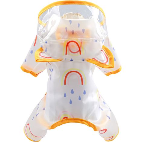 Imperméable pour chien avec capuche. Vêtements de pluie pour animaux de compagnie. Imperméables pour petits chiens. Imperméable pour chiot avec capuche.
