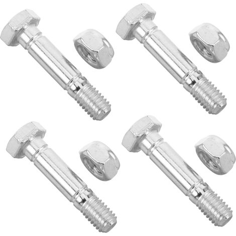 Ensemble de 4 boulons et écrous, goupilles sécurité métalliques, accessoires robustes pour machines (1/5)