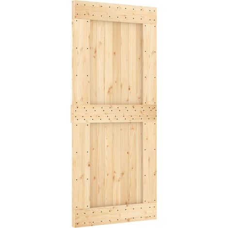 Puerta NARVIK madera maciza pino 90x210 cm vidaXL