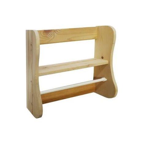 Porta scottex da appendere legno chiaro, 31x23x10 cm (kit da 5)