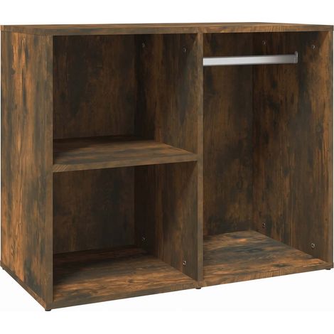 Maison Exclusive - Armadietto Cosmetici Rovere Fumo 80x40x65 cm Legno Multistrato (1/5)