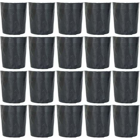 100Pcs Pots de Pépinière en Plastique Pot de Départ Dégradable Jardin Fleur , XU,Nutrition Pot Outil de Jardin pour Plantes Succulentes Boutures Semis cinq tailles - KZQ (1/4)