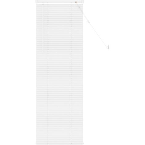 Maison Exclusive - Store Vénitien Blanc 150 x 50 cm 25 mm PVC