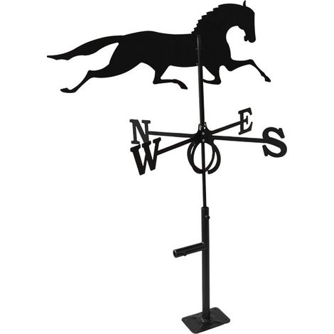 Girouette Cheval Grand Modèle + Support Universel