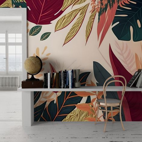Papier Peint Feuillage - Harmonie Automnale - 150 x 250 cm (1/2)