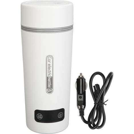 Tazza Elettrica Auto 12V 350ml – Riscaldamento Regolabile 45-100°C, Acciaio Inox Doppia Parete – Design Moderno Elegante – Ideale per Viaggi e Pendolari (1/5)