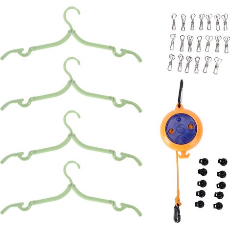 Corde à linge portable résistante pour extérieur, camping et randonnée (1/5)