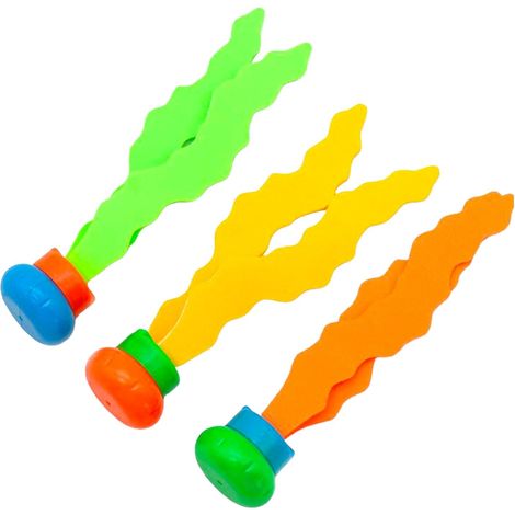 3-Piece Children's Swimming Pool Toys, Fun Seaweed Diving Toys, Children's Pool Game Outdoor in Summer, for Underwater Training Entertainment Diving Swimming Boy Girl 7-12 Years (1/5)