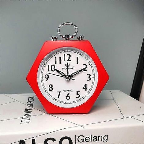 OS005 Réveil silencieux pour enfant, veilleuse de chevet, 25-26 secondes, rouge (1/4)